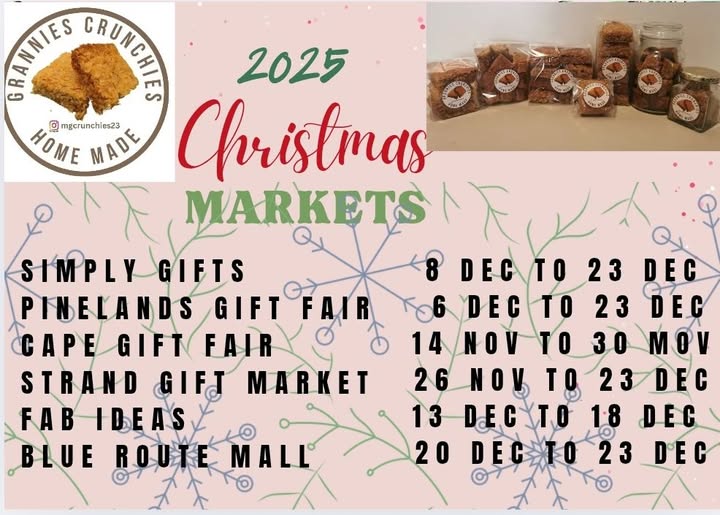 Christmas Market dates and locations